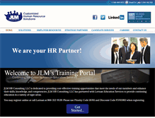 Tablet Screenshot of jlm-hrconsulting.com